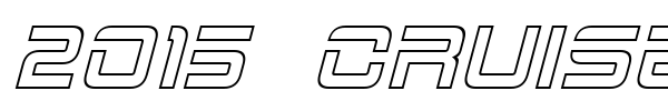 2015 Cruiser font preview